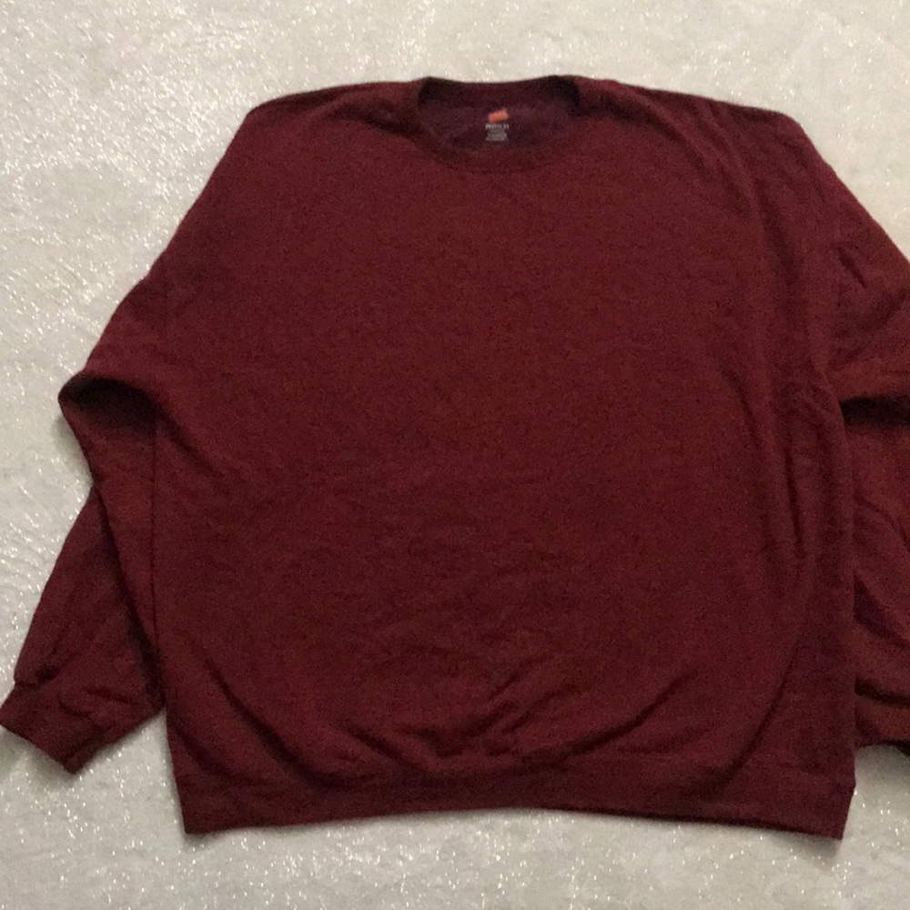 HANES SWEATER RED